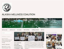 Tablet Screenshot of alaskawellness.org